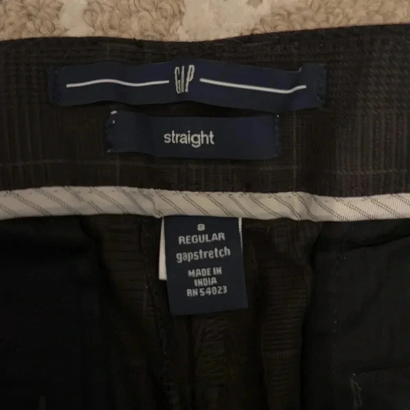 Gap straight stretch, checkered work pants NWT 8 - Picture 3 of 6